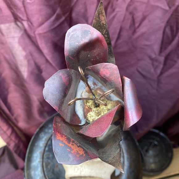 414-You Are Intriguing ❤️ Handcrafted Metal Rose - Picture 6 of 8